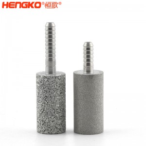 廠家定制316L粉末燒結(jié)不銹鋼過濾器曝氣頭，高強(qiáng)度耐腐蝕水族專用氣泡石