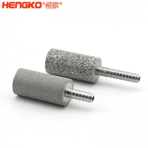 廠家定制316L粉末燒結(jié)不銹鋼過濾器曝氣頭，高強(qiáng)度耐腐蝕水族專用氣泡石