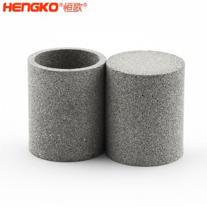 恒歌粉末燒結(jié)不銹鋼除塵濾筒透氣工業(yè)過(guò)濾器過(guò)濾精準(zhǔn)滲透性好_用于制藥化工純水過(guò)濾